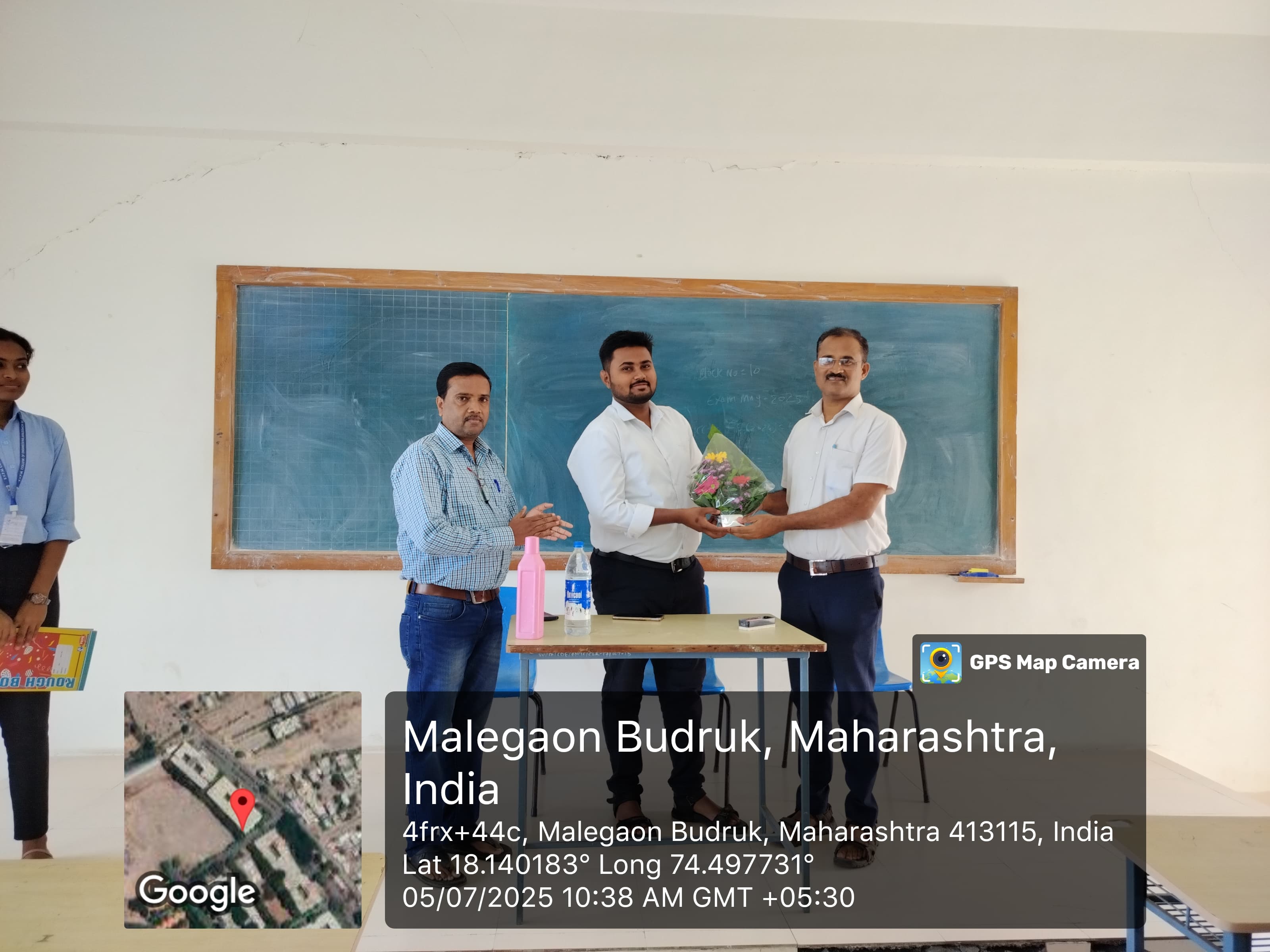 Faculty members and workshop instructor during the STM32 embedded systems workshop